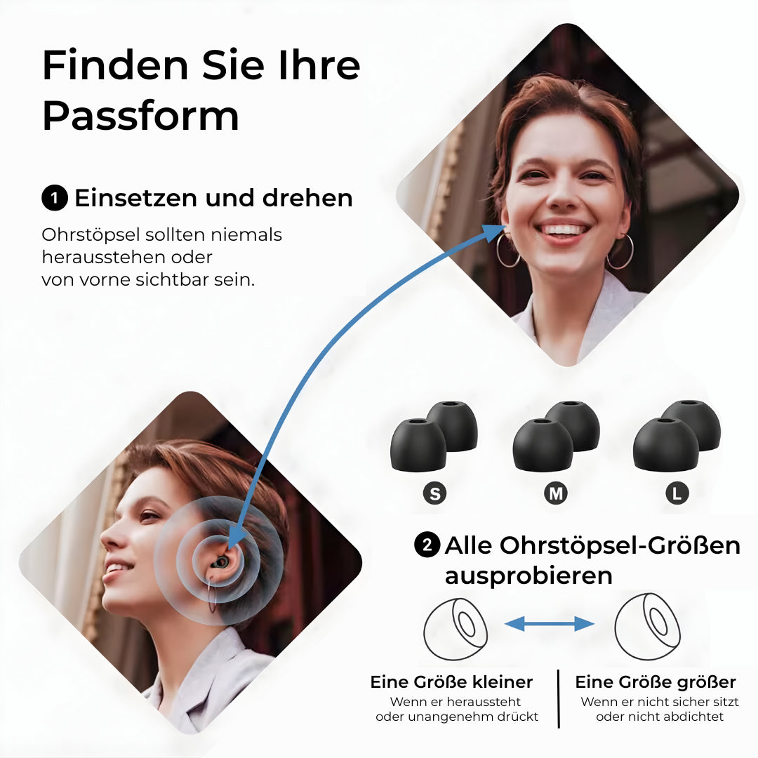 Premium Geräuschreduzierende Ohrstöpsel mit Akustikfilter